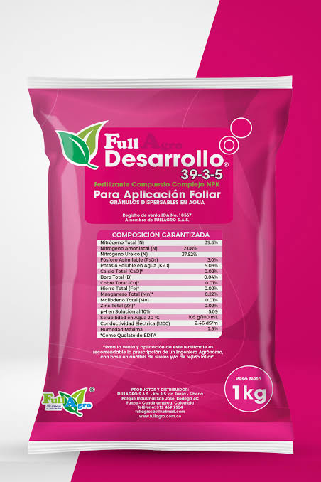 Nutricion hidrosoluble de desarrollo